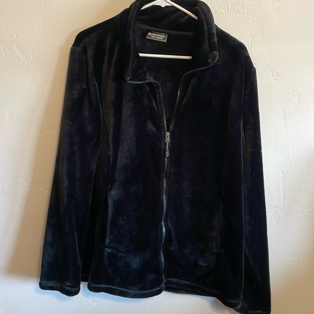 Black fuzzy sweatshirt